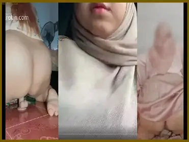Bunga Tante Jilbab Semok Yang Exib Ngewe poster