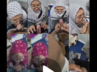 Cewek Jilbab Kacamata Sering Ikut Kajian Ternyata Binal poster
