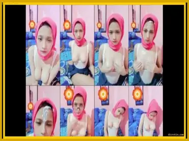 Janda Muda Jilbab Pink Colmek Sampai Squirt poster