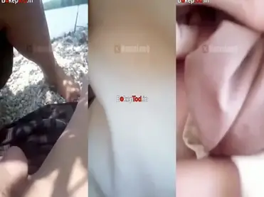 Siswi Pramuka Cantik Pasrah Goyang Kasur Pantai poster